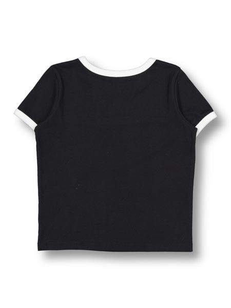 Black Girls Ringer T-Shirt | Best&Less™ Online