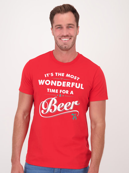 Mens Short Sleeve Christmas Slogan T-Shirt
