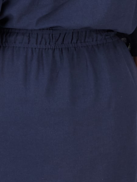 Womens Plus Size V-Neck Linen Blend Tunic