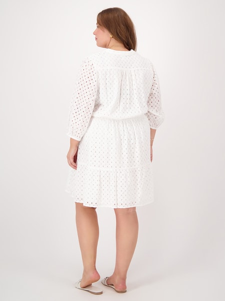 Womens Plus Size Broderie Dress