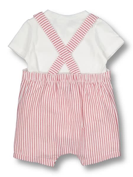 Baby Tee And Dungaree Set