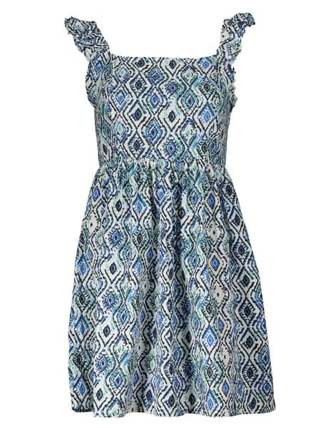 Blue print Womens Flutter Sleeve Mini Dress | Best&Less™ Online