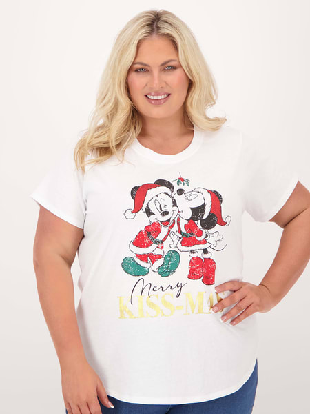 Womens Plus Size Minnie Mouse Tee