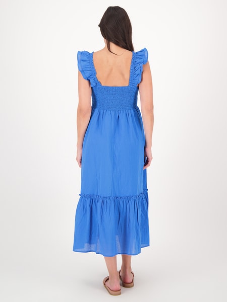 Dark blue Womens Floaty Shirred Dress | Best&Less™ Online