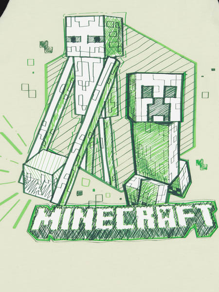 Bright green Boys Minecraft Underwear Set