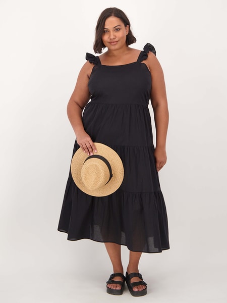 Isobelle Womens Plus Size Resort Strappy Dress