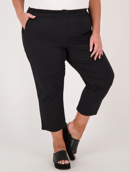 Isobelle Womens Plus Size Cropped Pant