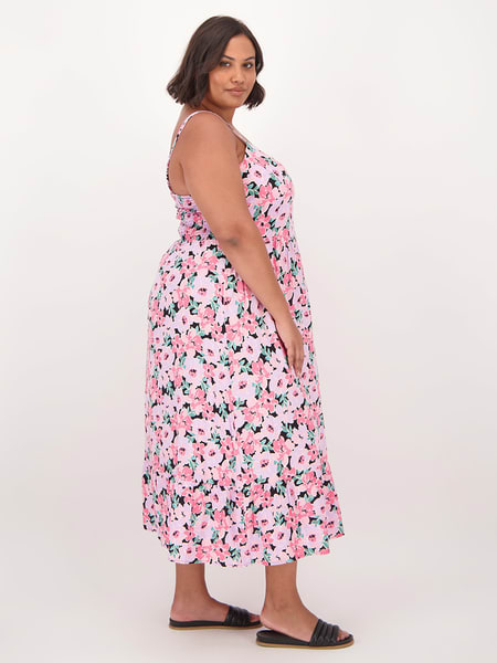 Womens Plus Size Fit And Flare Dress