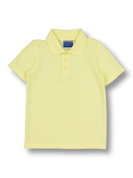 Kids School Polo Shirt - Light Yellow