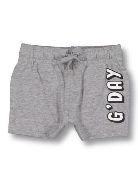 Medium grey marle Baby Printed Shorts | Best&Less™ Online