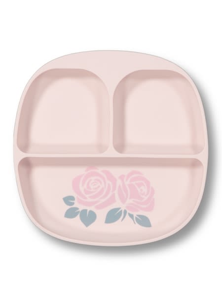 Printed Baby Silicone Section Plate