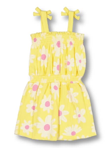 Light yellow Toddler Girl Textured Dress | Best&Less™ Online