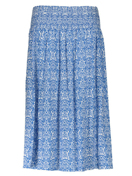 Blue print Womens Plus Size Shirred Waist Skirt | Best&Less™ Online