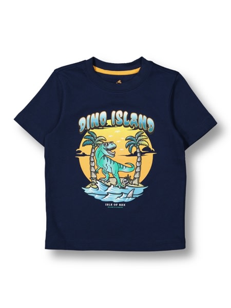 Navy blue Toddler Boys Print T-Shirt | Best&Less™ Online