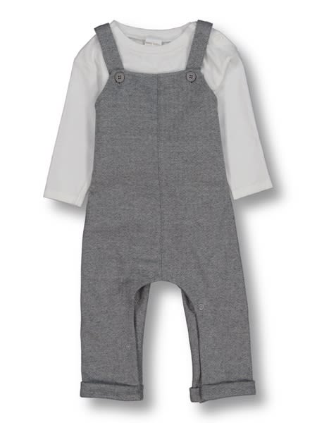 Baby Tee And Overall Outfit Set