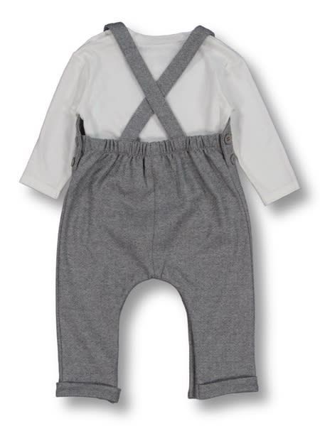 Baby Tee And Overall Outfit Set