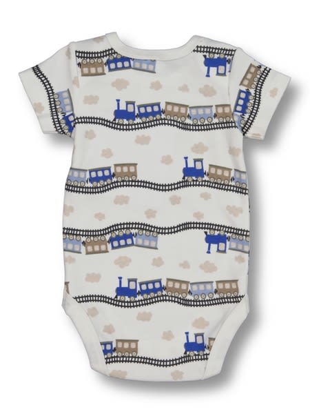 Baby Short Sleeve Cotton Interlock Bodysuit