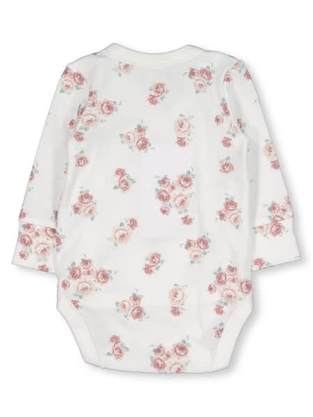 Baby Organic Cotton Long Sleeve Wrap Bodysuit