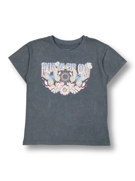 Girls Acid Wash T-Shirt