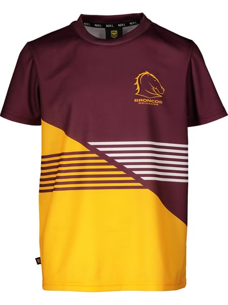 Broncos NRL Youth Training T-Shirt
