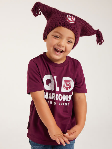 QLD Maroons State Of Origin Toddler Beanie