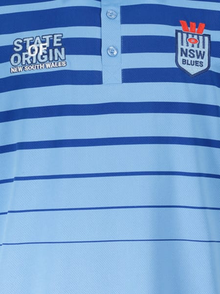 NSW Blues State Of Origin Adult Polo Shirt