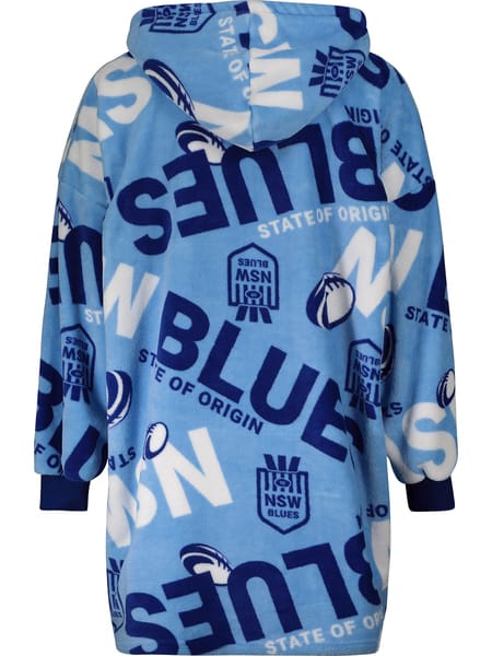 NSW Blues State Of Origin Adult Oversized Hoodie