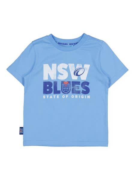 NSW Blues State Of Origin Toddler Short Sleeve Tee