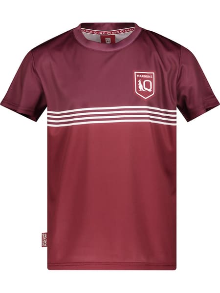 QLD Maroons State Of Origin Youth Training T-Shirt