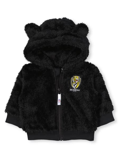 Richmond Tigers AFL Baby Fluffy Jacket