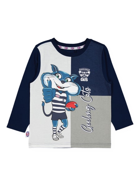 Geelong Cats AFL Toddler Long Sleeve T-Shirt