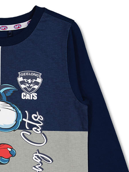 Geelong Cats AFL Toddler Long Sleeve T-Shirt