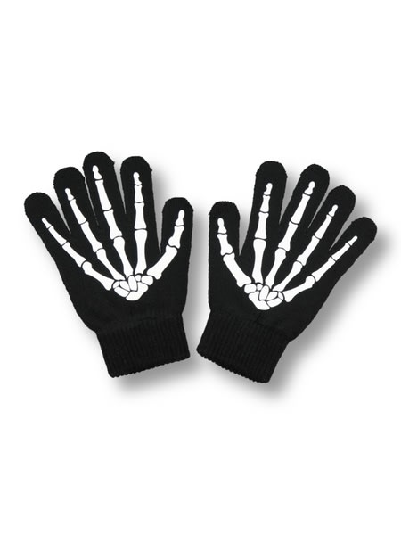 Boys Skeleton Gloves