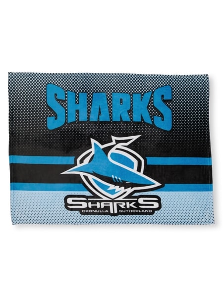 Sharks NRL Throw Rug