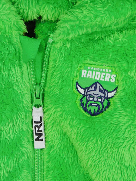 Raiders NRL Baby Fluffy Jacket