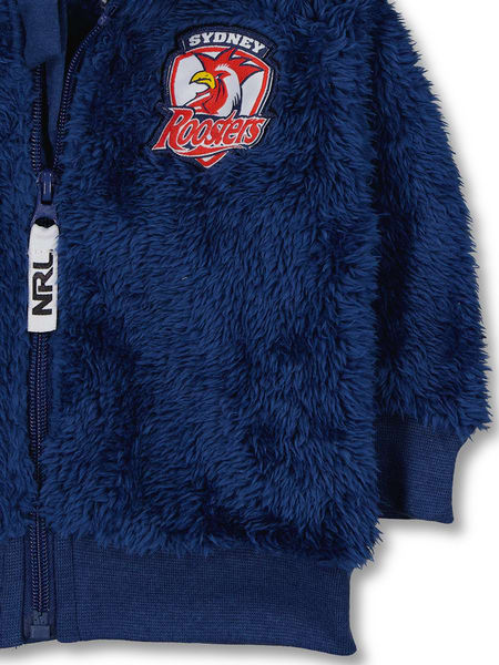 Roosters NRL Baby Fluffy Jacket