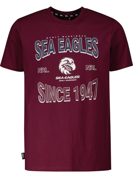 Manly Sea Eagles NRL Adult T-Shirt