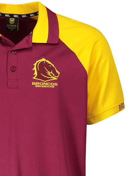 Broncos NRL Adult Polo Shirt