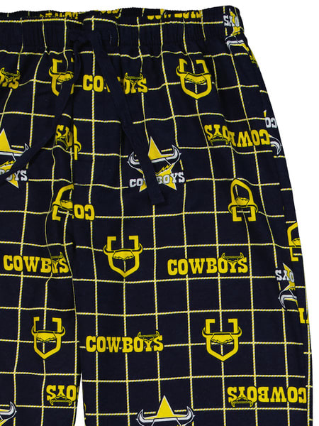 Cowboys NRL Mens PJ Pants