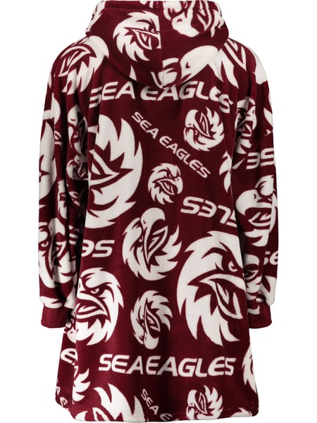 Manly Sea Eagles NRL Adult Oversized Hoodie