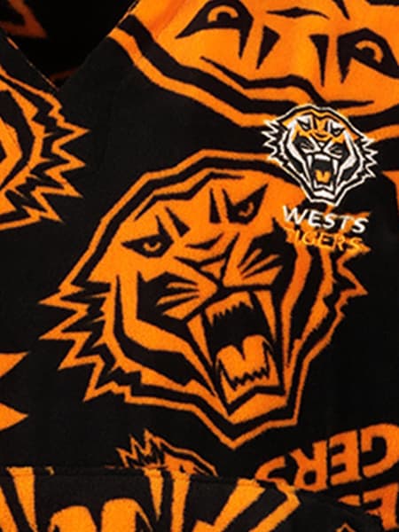 Wests Tigers NRL Adult Oversized Hoodie