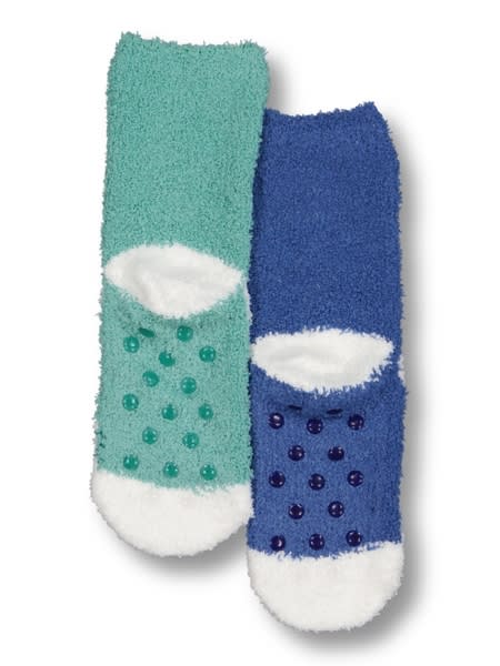 Kids 2 Pack Marshmallow Bed Socks