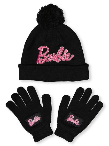 Barbie Girls Beanie And Glove Set