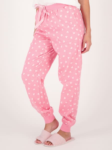 Light pink Womens Flannelette Jogger Sleep Pant | Best&Less™ Online