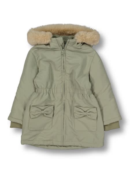 Toddler Girl Fur Hood Parka Jacket