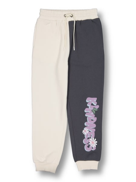 Girls Two Tone Spliced Trackpant
