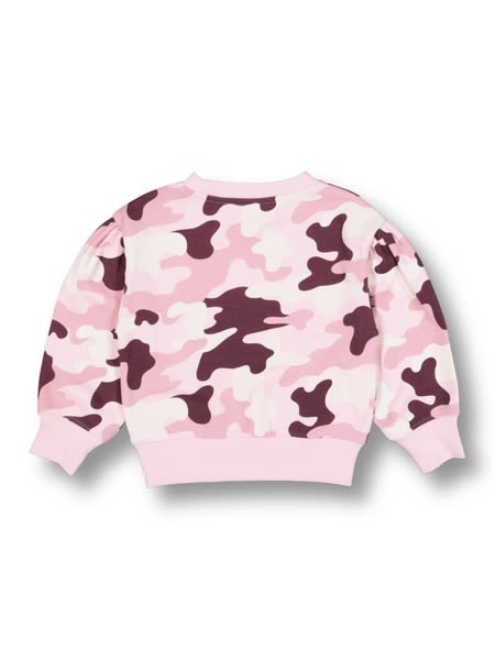 Toddler Girls Printed Fleece Sweater