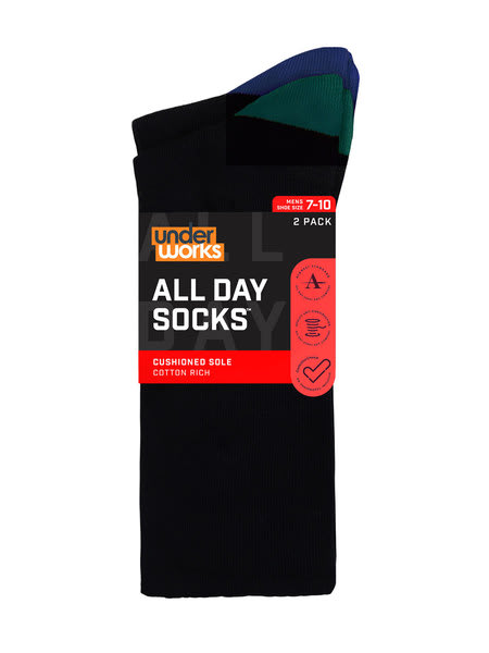 Next Underworks 2Pk All Day Socks