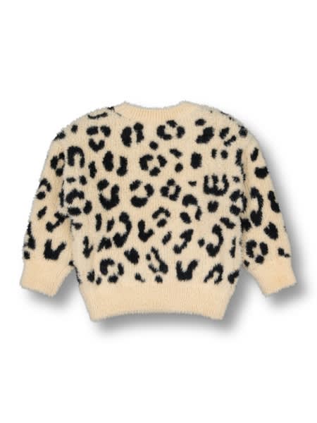 Toddler Girls Leopard Knitwear