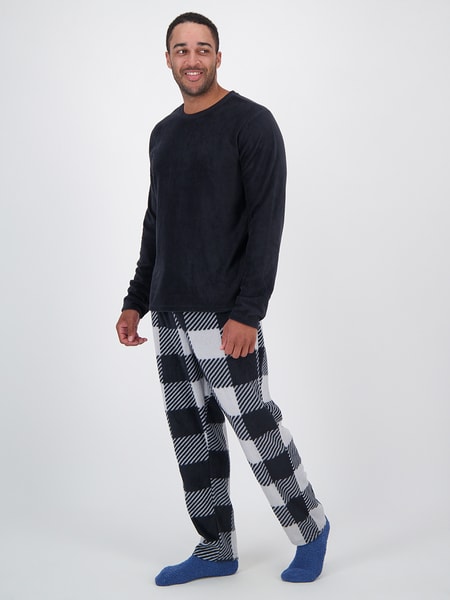 Mens Microfibre Pyjama Set